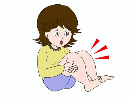 足のむくみ 足,むくみ,驚く,女性,全身,女,女子,むくむ,水分,腫れのイラスト素材