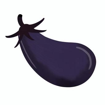 茄子 食べ物,野菜,夏野菜,夏,茄子,ナスビ,紫色,イラスト,手描き,カラーのイラスト素材
