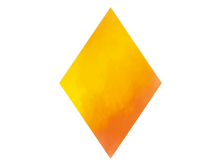 水彩素材_ダイヤ02 ダイヤ,ダイア,トランプ,あしらい,アイコン,水彩,フレーム,グラデーション,にじみ,ぼかしのイラスト素材