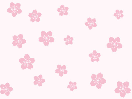 パステルピンク桜