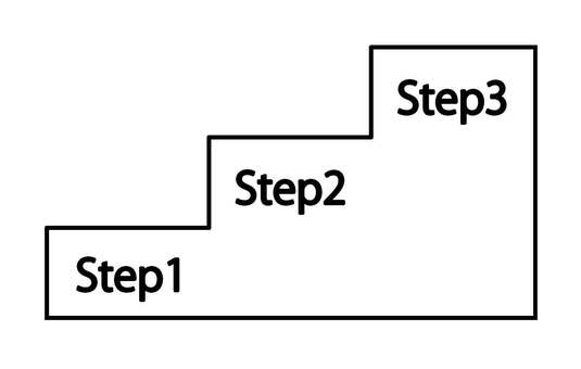 ステップフェーズ ステップ,フェーズ,階段,向上,レベルアップ,スキルアップ,出世,昇進,達成,挑戦のイラスト素材