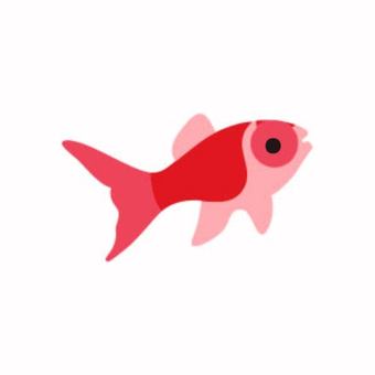 Goldfish (icon), , JPG, PNG and AI