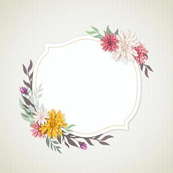 flower frame 060, flower, plant, frame, JPG, PNG and AI