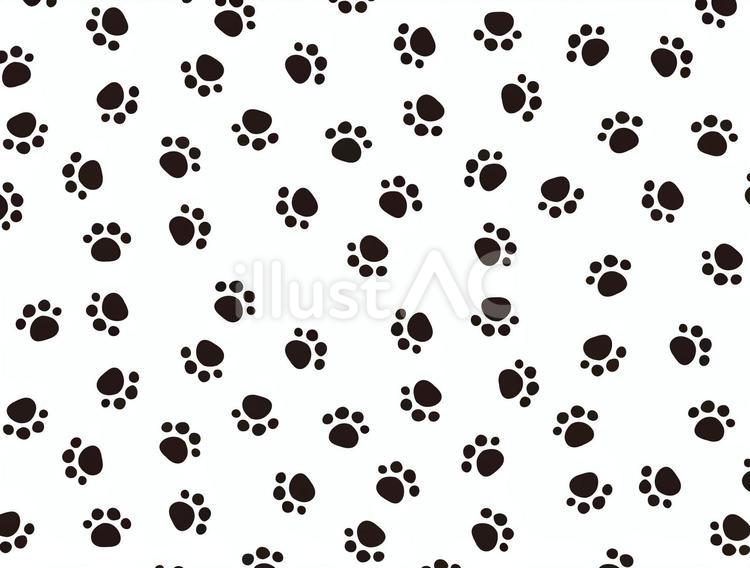 足あと 愛犬,足,足あとのイラスト素材