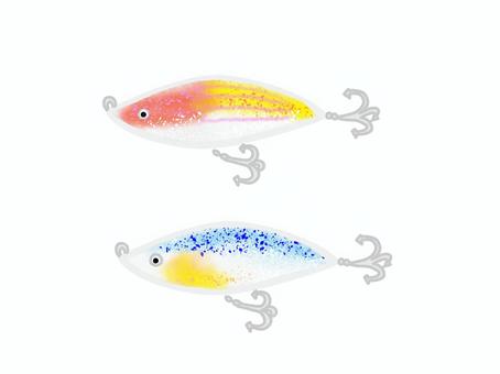 ルアー ルアー,釣り,仕掛け,魚,フィッシング,セット,ルアーフィッシング,ルアー釣り,魚釣り,疑似餌のイラスト素材