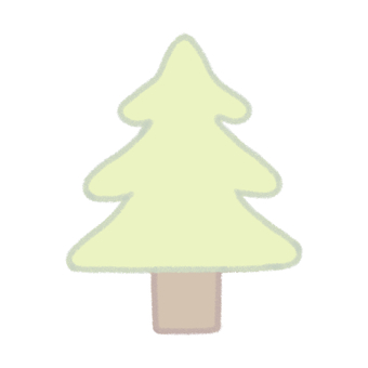 もみの木(淡い) もみの木,アイコン,シンプル,ゆるい,手描き,手書き,フリーハンド,デコレーション,装飾,鉛筆のイラスト素材