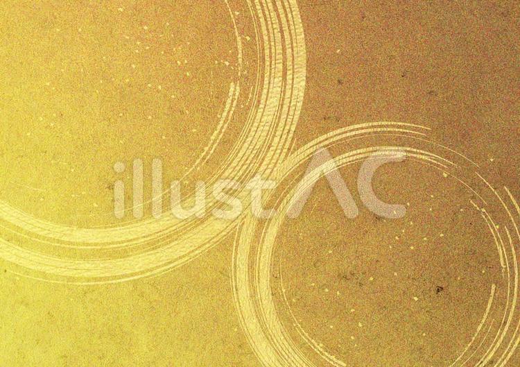 筆模様_金箔背景2912 和柄,金箔,金のイラスト素材