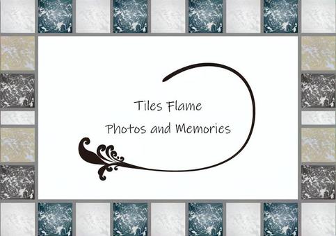 Tile frame photo frame, , JPG, PNG and AI