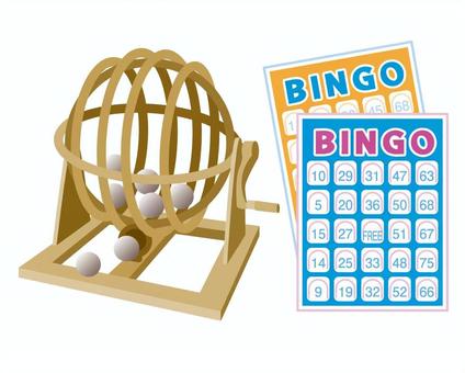 ビンゴゲーム ビンゴ,ビンゴゲーム,ゲーム,カード,ビンゴカード,くじ,ビンゴマシーン,bingo,宴会,パーティーのイラスト素材