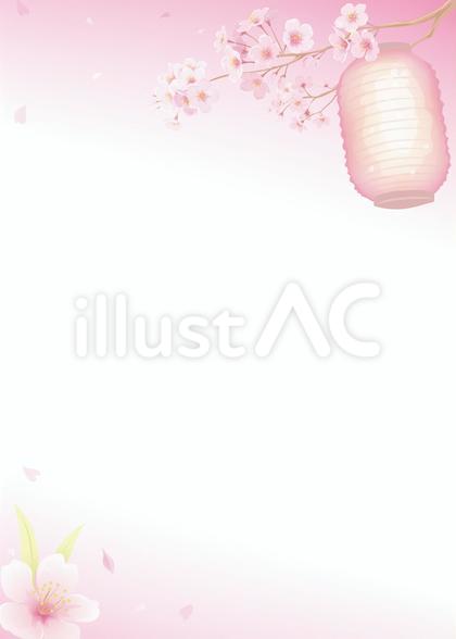 桜まつり 背景 イラスト