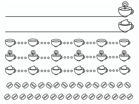 Illustration, kopi, jalur, barisan sing dipimpin, 