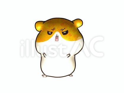 怒りのハムスター(ぷっくり)