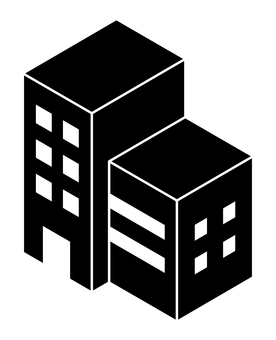 ビル ビル,家,建物,アイコン,マンション,オフィス,不動産,企業,事務所,施設のイラスト素材