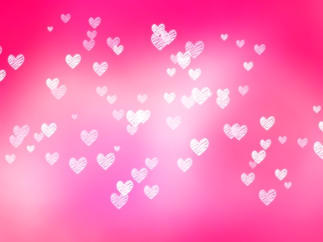 手描きハートのピンク背景　透過あり ハート,ピンク,背景,エフェクト,パーティクル,ガーリー,可愛い,光,ロマンチック,幻想的のイラスト素材