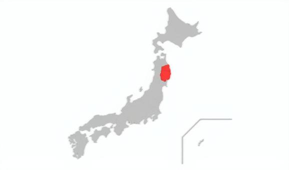 日本_岩手県 岩手県,日本,地図,都道府県,立体,強調,県,全国,日本列島,国土のイラスト素材