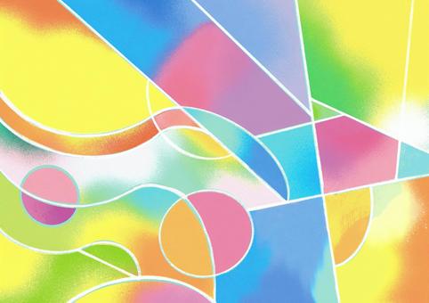 抽象画　イラスト45