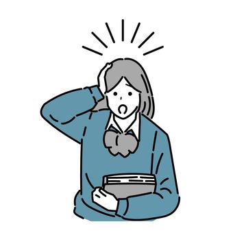 頭を抱えて驚く女子生徒 頭を抱えて驚く女子生徒 女性,上半身,学生,制服,生徒,学生服,驚き,ジェスチャー,ポーズ,リアクションのイラスト素材