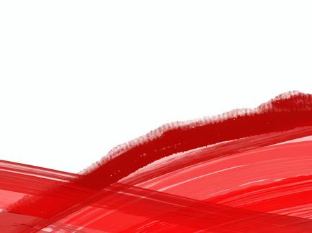 筆のライン背景ー赤色 ストローク,ブラシ,手描き,勢い,ブラッシュ,刷毛,手書き,かすれ,濃淡,斜めのイラスト素材