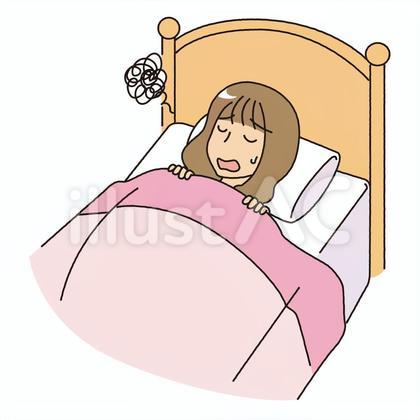 眠れない女の子2