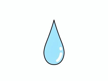 シンプルな水滴