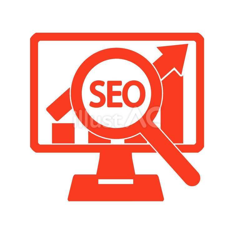 SEO（グラフ）アイコン seo,デスクトップ,グラフのイラスト素材