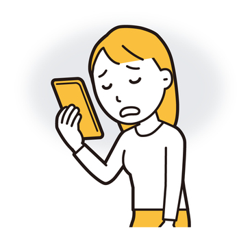  ロングヘア女性(黄)-354-バスト