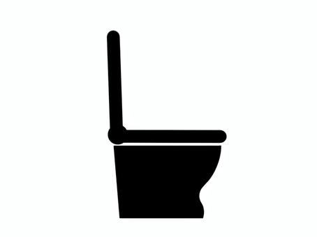 トイレマーク トイレ,洋式,お手洗い,便所,案内,マーク,目印,サイン,看板,標識のイラスト素材