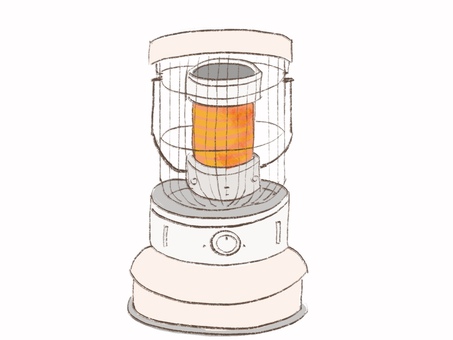石油ストーブ ストーブ,石油ストーブ,暖房器具,リアル,手描きのイラスト素材