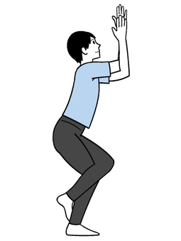 手書き_ヨガポーズ_ワシのポーズ_02 ヨガ,ワシのポーズ,手書き,線画,シンプル,イーグルポーズ,ガルーダーサナ,バランス,片足立ち,ストレッチのイラスト素材