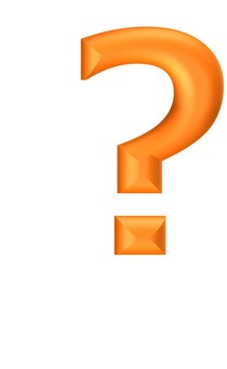 ３D文字記号オレンジはてな クエスチョン,はてな,記号,立体,3d,オレンジ,装飾,デザイン,アイコンのイラスト素材