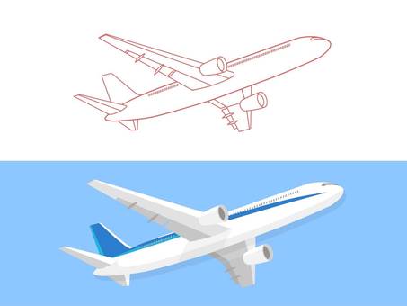 Illustration, airplane, business trip, aircraft, 