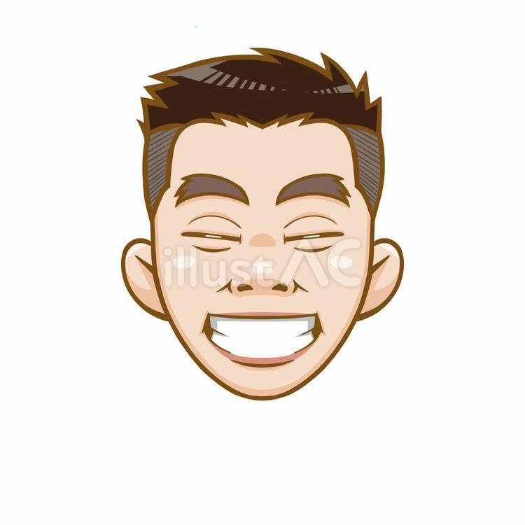 男性の顔／顔のみ 顔,男性,アイコンのイラスト素材