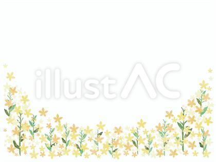春 菜の花 フレーム