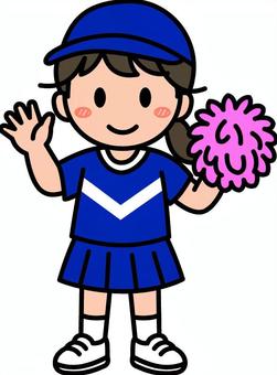 紺の応援する女の子です。