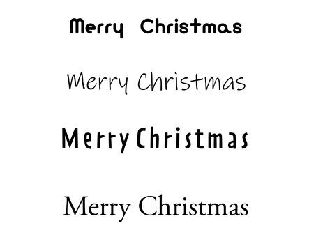 メリークリスマスの英語の文字セット メリークリスマス,文字,クリスマス,装飾,クリスマス素材,見出し,タイトル,デザイン素材,チラシ,バナーのイラスト素材