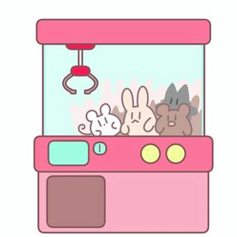 クレーンゲーム クレーンゲーム,ゲーム機,アミューズメント,屋内,娯楽,機械,遊びのイラスト素材