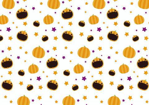 背景ハロウィン・ジャックオランタン・透過