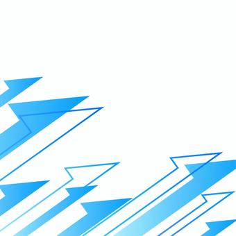 シンプル矢印グラデ背景フレーム青 正方形 矢印,背景,グラデーション,ビジネス,フレーム,枠,青,水色,デザイン,シンプルのイラスト素材