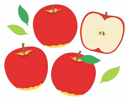 Illustration, apple, fruits, fruit, JPG, PNG and AI