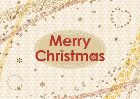 雪の結晶のクリスマスフレーム5 クリスマス,12月,冬,雪,結晶,星,点,イベント,フレーム,散布ブラシのイラスト素材