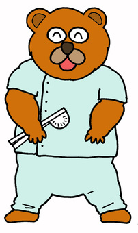Physical therapist bear (light blue), JPG Physical therapist bear (light blue), bear, physical therapist, rehabilitation, JPG