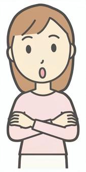  ロングヘア女性-507-バスト