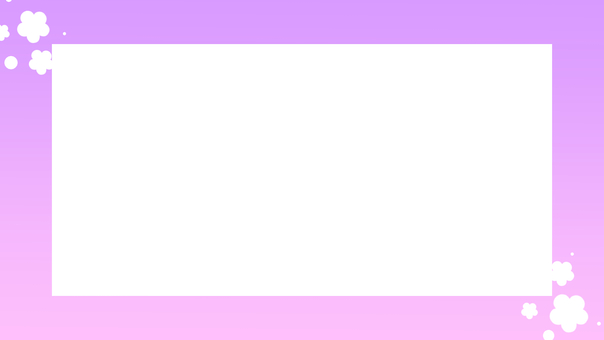 花柄動画サイズ枠4 枠,フレーム,縁,長方形,動画,配信,16:9,横長,黒,背景のイラスト素材