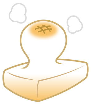 ほかほかの焼き餅 焼き餅,お餅,食べ物,ホカホカ,熱い,温かい,膨らみ,食事,湯気,かわいいのイラスト素材