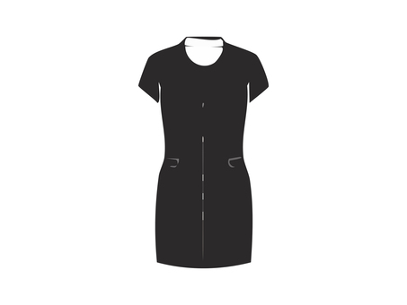 シルエット【服】7 服,ワンピース,スカート,衣服,洋服,アパレル,ファッション,素材,シルエット,かげのイラスト素材