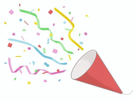 赤いクラッカー