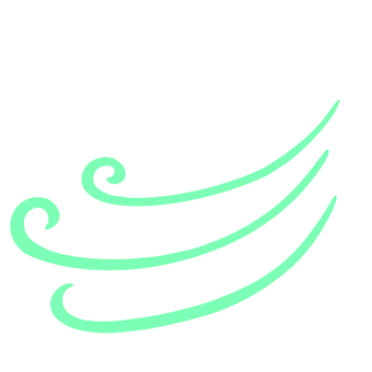 風のイメージ 風,気流,空気,流れ,シンプル,手描き,手書き,イラスト,カット,イメージのイラスト素材