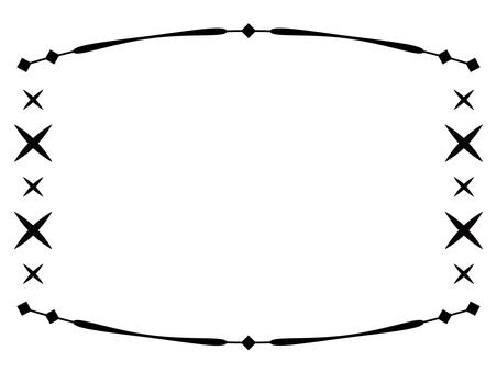 装飾 飾り,シンプル,フレーム,装飾,背景のイラスト素材