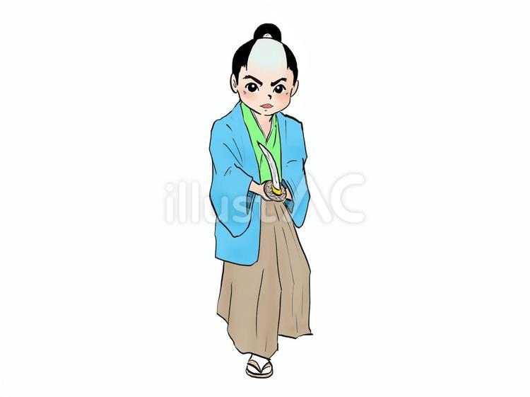 甘く見ると、ケガしますよっ！ 人物,こども,小学生のイラスト素材