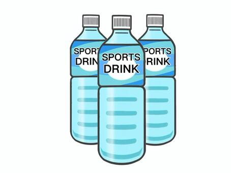 スポーツドリンクのイラスト(アイコン) 熱中症対策,水分補給,スポーツドリンク,飲み物,ペットボトル,飲料,アイコン,青色,食料品,イラストのイラスト素材